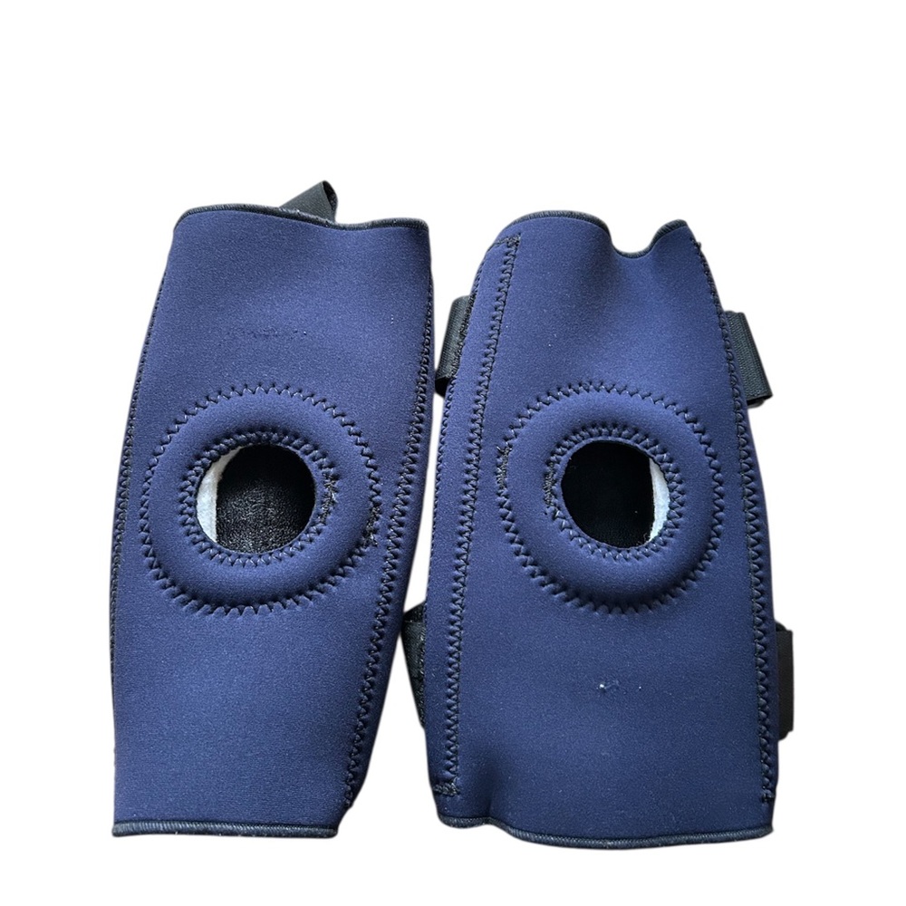 Navy Knee Brace Supports with Adjustable Straps